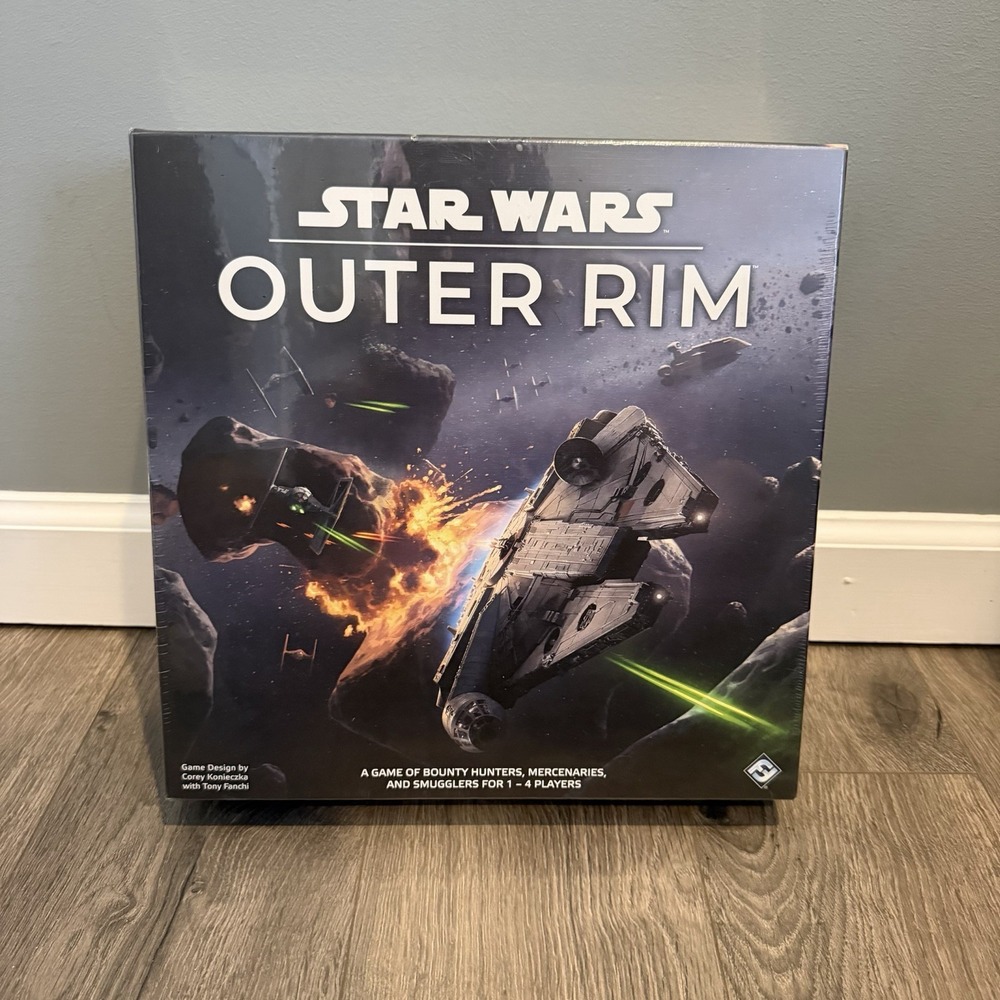 Star Wars Outer Rim Board Game 4 Player Bounty Hunters Merceneries Smugglers New